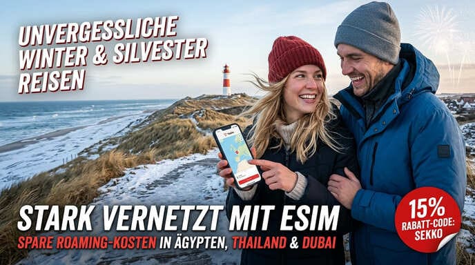 eSIM im Winter- und Silvesterurlaub: Die besten Reiseziele & Spartipps 1 eSim in deinem Silvester und Winterurlaub